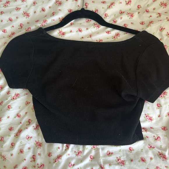 Garage Mackenzie Corset Tee Black - Picture 2 of 4